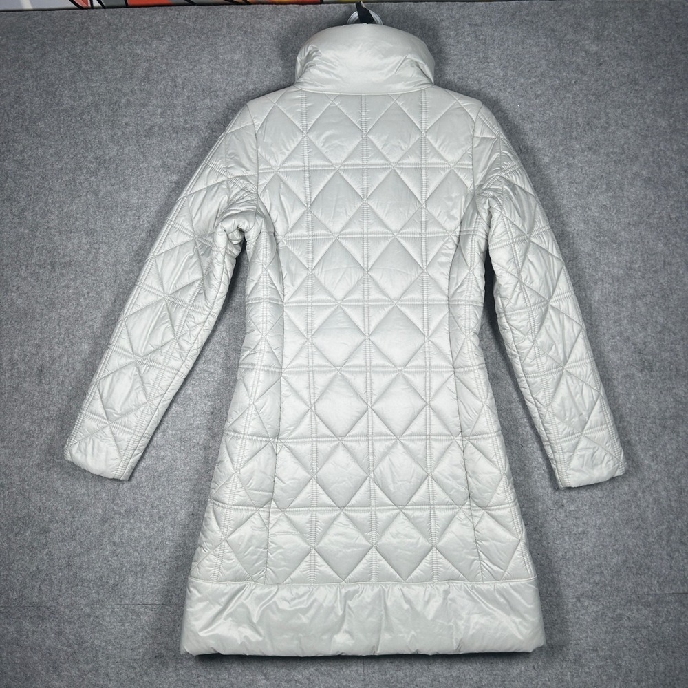 Patagonia Low sky Parka Coat Women Small Grey Fiona Quilted Puffer Jacket Winter - Picture 15 of 16